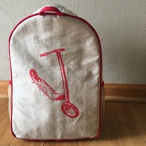 Soyoung gently used red scooter toddler backpack